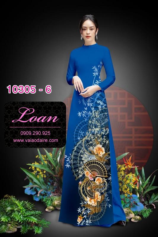 Vải áo dài hoa 3D
