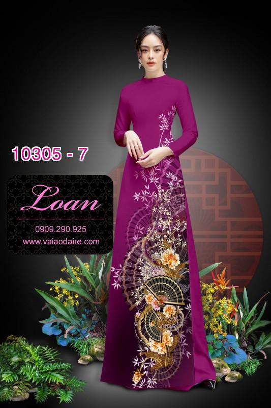 Vải áo dài hoa 3D