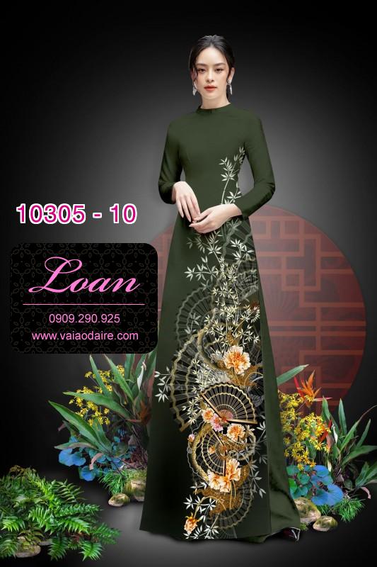 Vải áo dài hoa 3D