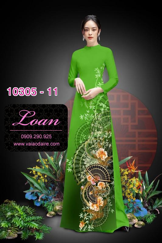 Vải áo dài hoa 3D