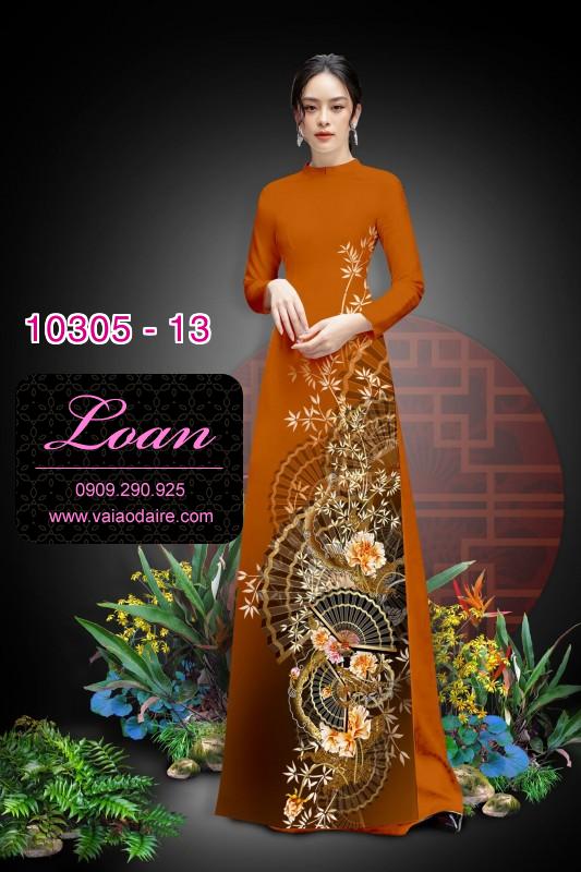 Vải áo dài hoa 3D