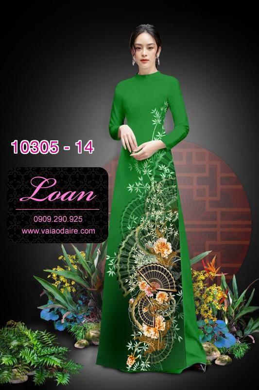 Vải áo dài hoa 3D