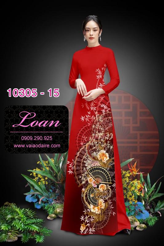 Vải áo dài hoa 3D