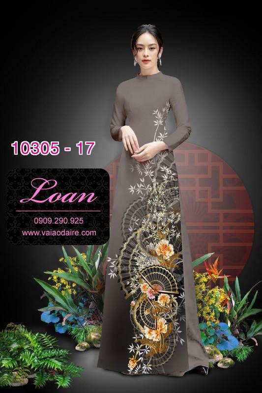 Vải áo dài hoa 3D