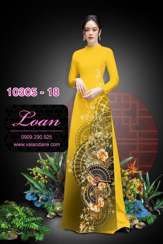 Vải áo dài hoa 3D