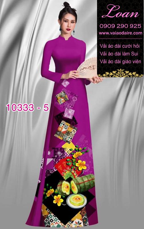 Vải áo dài tết.