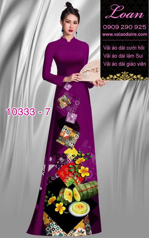 Vải áo dài tết.