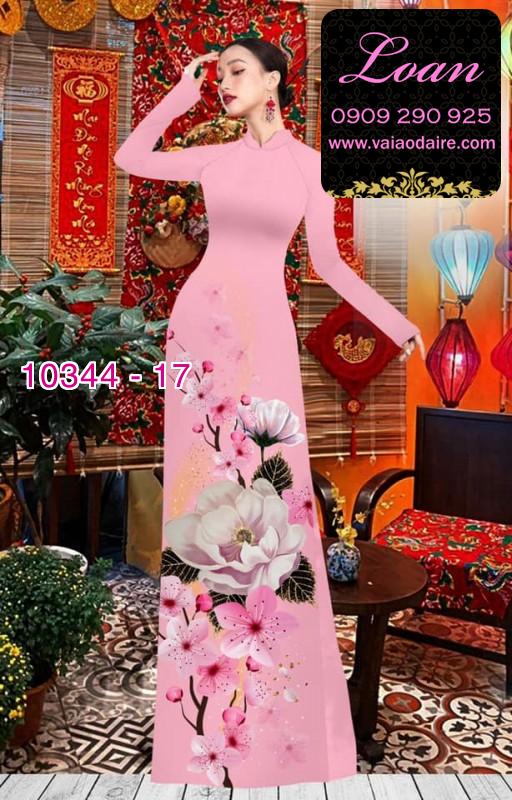 Vải áo dài hoa 3D. Vải áo dài hoa 3D.