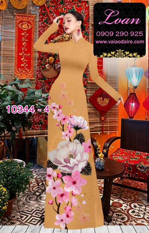 Vải áo dài hoa 3D. Vải áo dài hoa 3D.