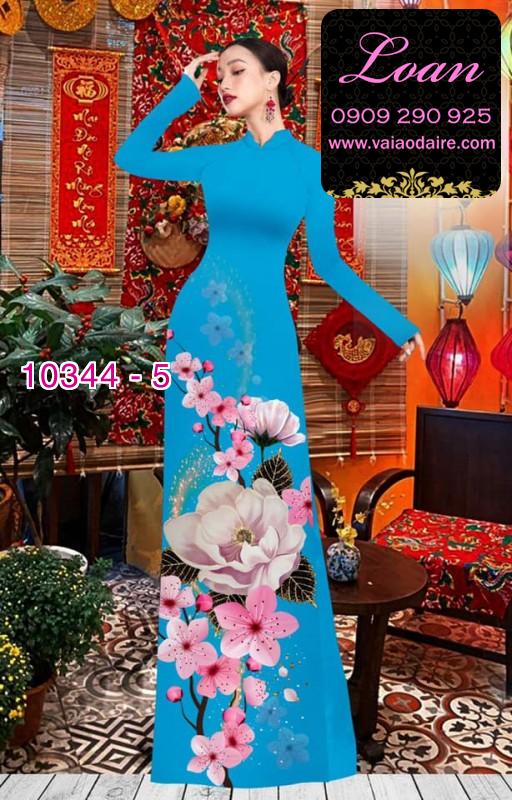 Vải áo dài hoa 3D. Vải áo dài hoa 3D.