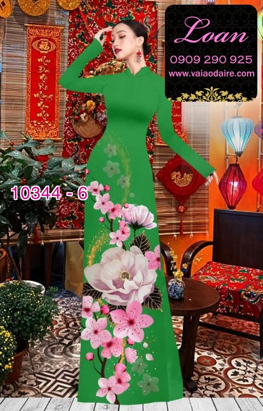Vải áo dài hoa 3D. Vải áo dài hoa 3D.