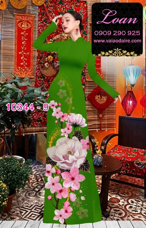 Vải áo dài hoa 3D. Vải áo dài hoa 3D.