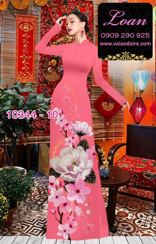 Vải áo dài hoa 3D. Vải áo dài hoa 3D.
