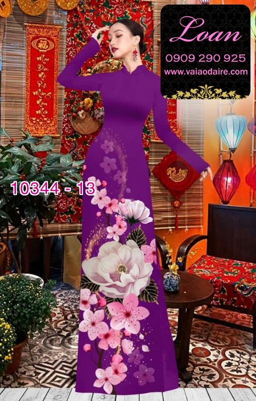 Vải áo dài hoa 3D. Vải áo dài hoa 3D.