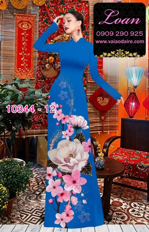 Vải áo dài hoa 3D. Vải áo dài hoa 3D.