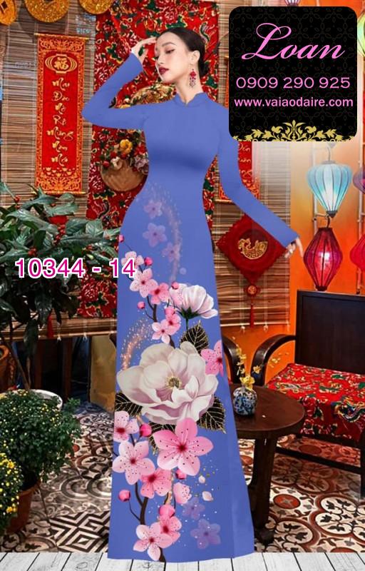 Vải áo dài hoa 3D. Vải áo dài hoa 3D.