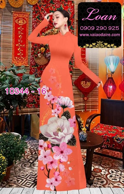 Vải áo dài hoa 3D. Vải áo dài hoa 3D.