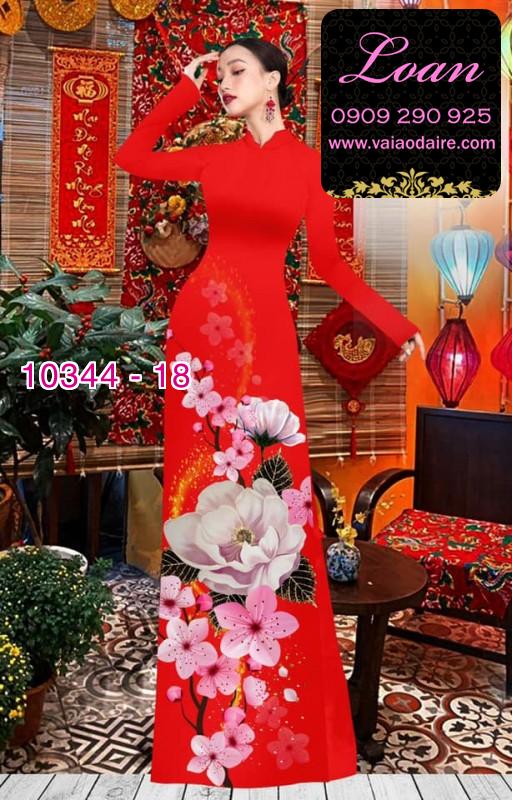 Vải áo dài hoa 3D. Vải áo dài hoa 3D.