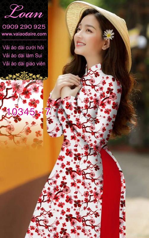 Vải áo dài hoa nhí. Vải áo dài hoa nhí.
