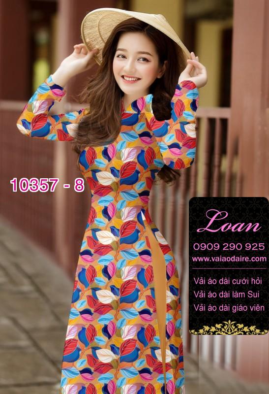 Vải áo dài hoa 3D