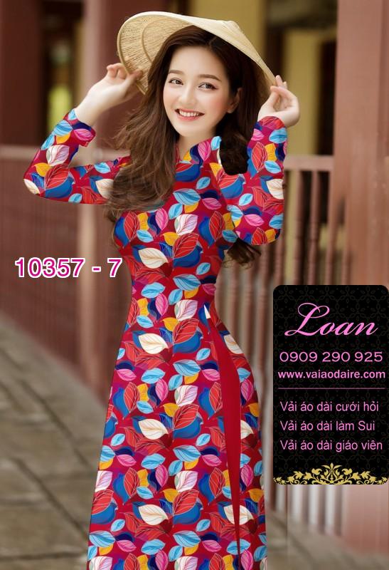 Vải áo dài hoa 3D