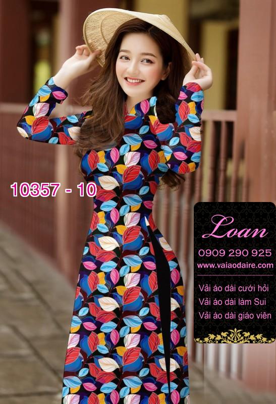Vải áo dài hoa 3D