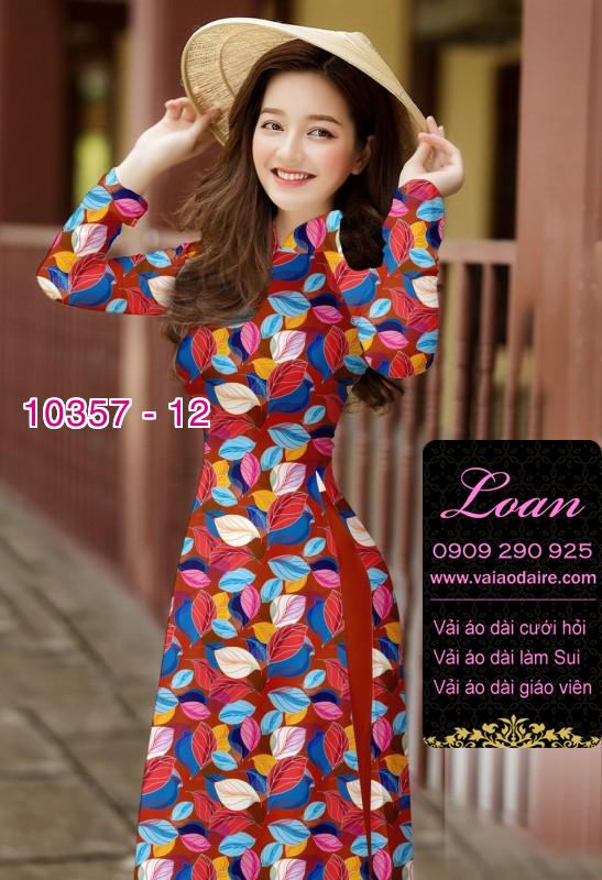 Vải áo dài hoa 3D