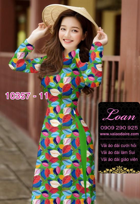 Vải áo dài hoa 3D