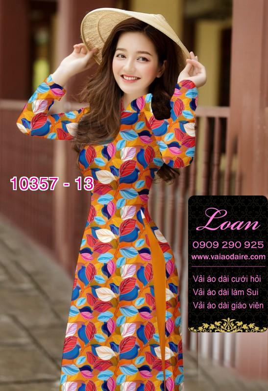 Vải áo dài hoa 3D
