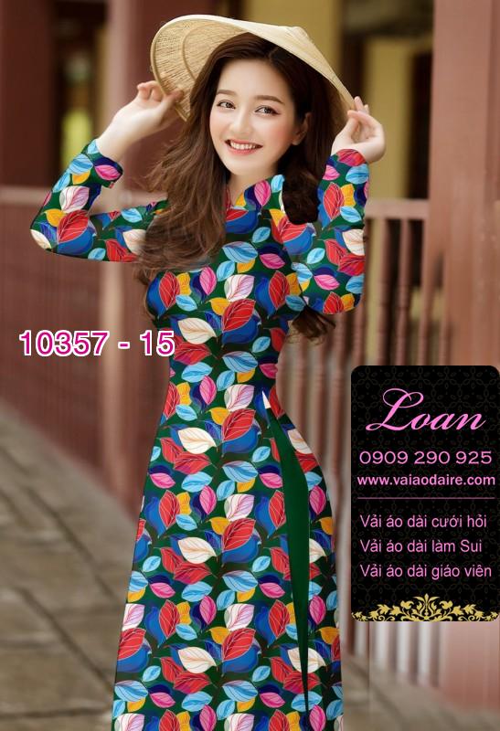 Vải áo dài hoa 3D