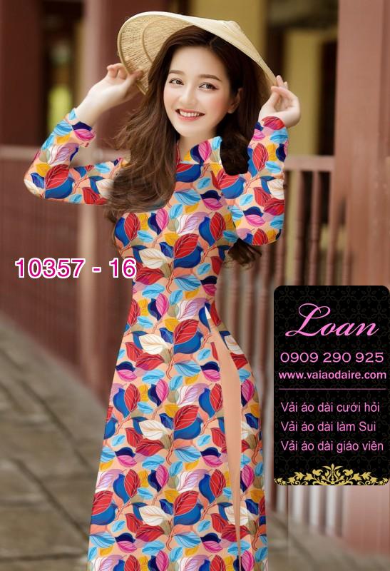 Vải áo dài hoa 3D