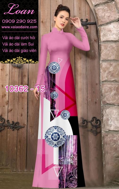 Vải áo dài lập thể.
