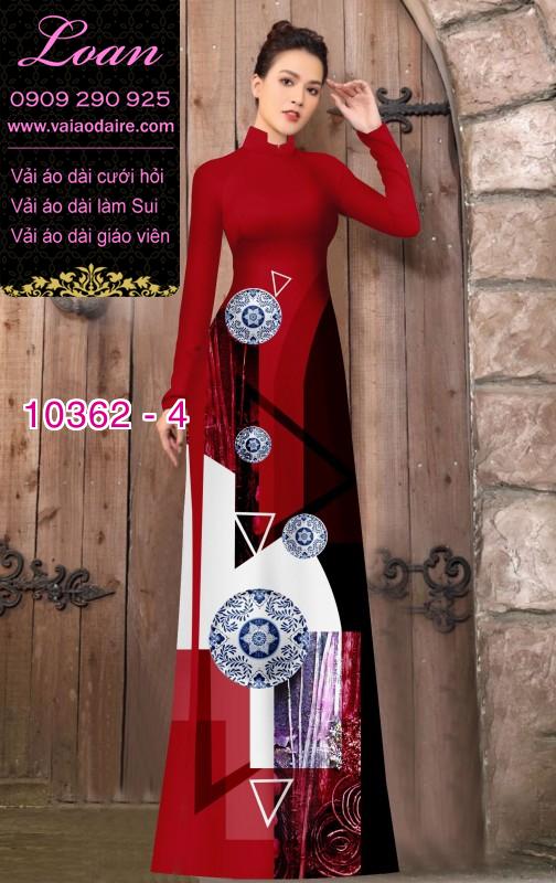 Vải áo dài lập thể.