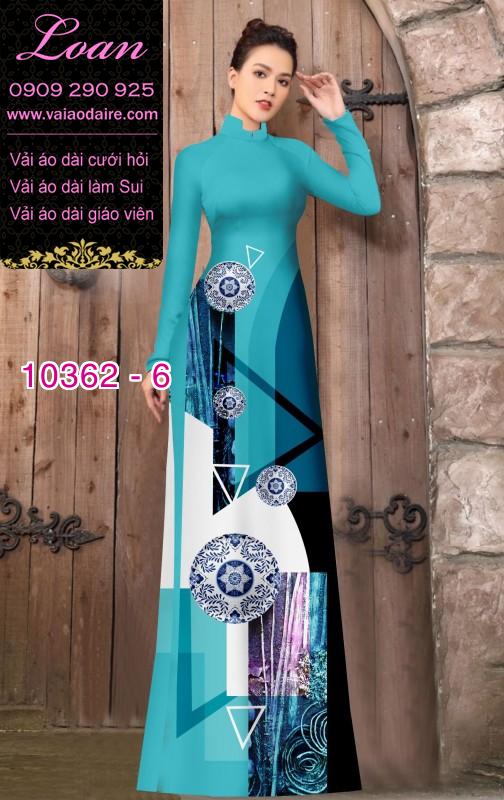 Vải áo dài lập thể.