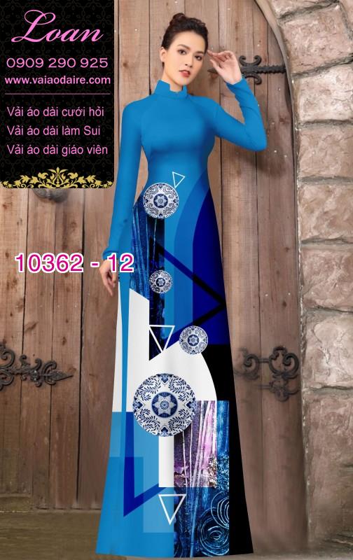 Vải áo dài lập thể.
