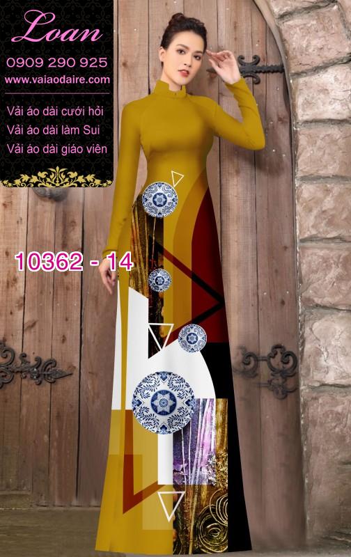 Vải áo dài lập thể.