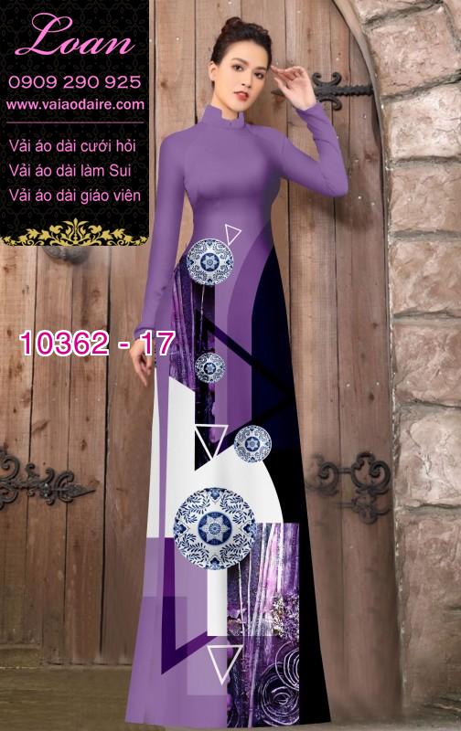 Vải áo dài lập thể.