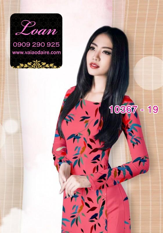 Vải áo dài hoa 3D