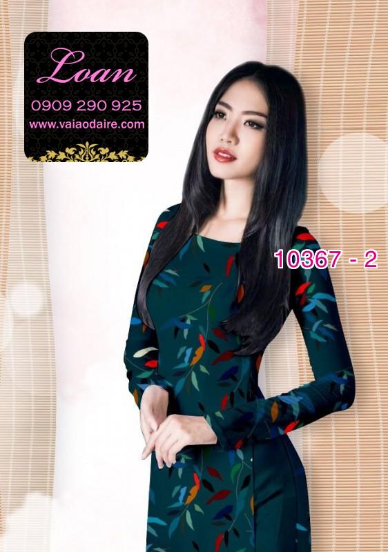 Vải áo dài hoa 3D