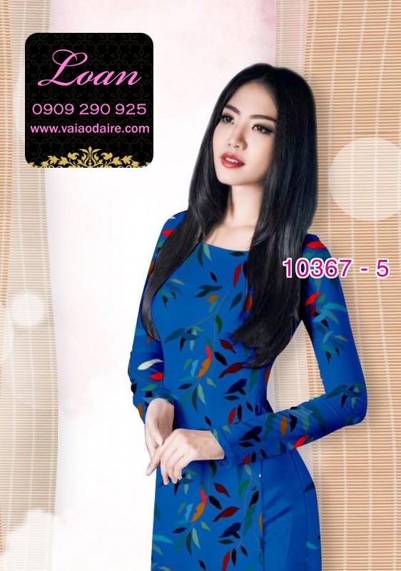 Vải áo dài hoa 3D