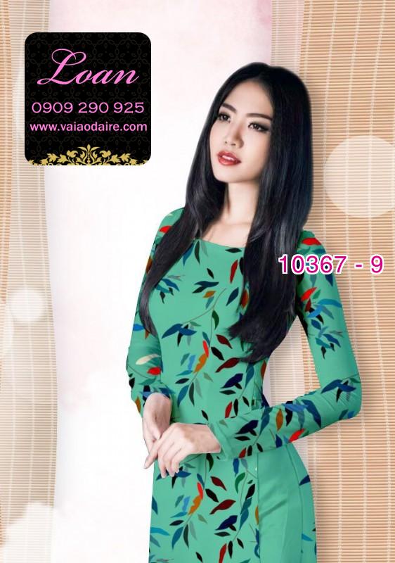 Vải áo dài hoa 3D