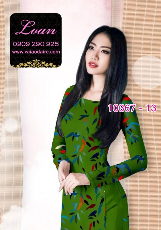 Vải áo dài hoa 3D