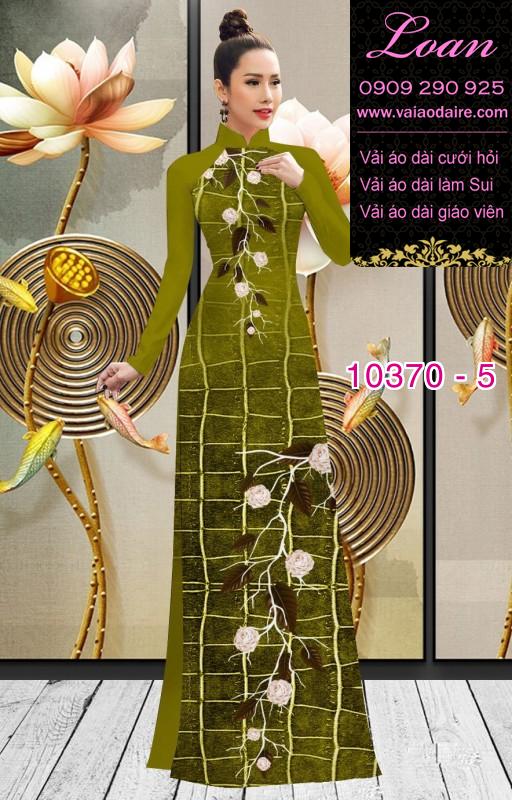 Vải áo dài hoa 3D. Vải áo dài hoa 3D.