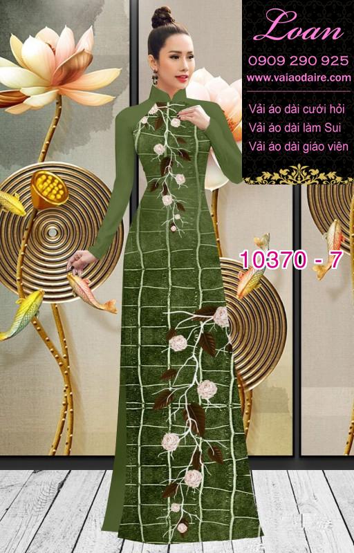Vải áo dài hoa 3D. Vải áo dài hoa 3D.