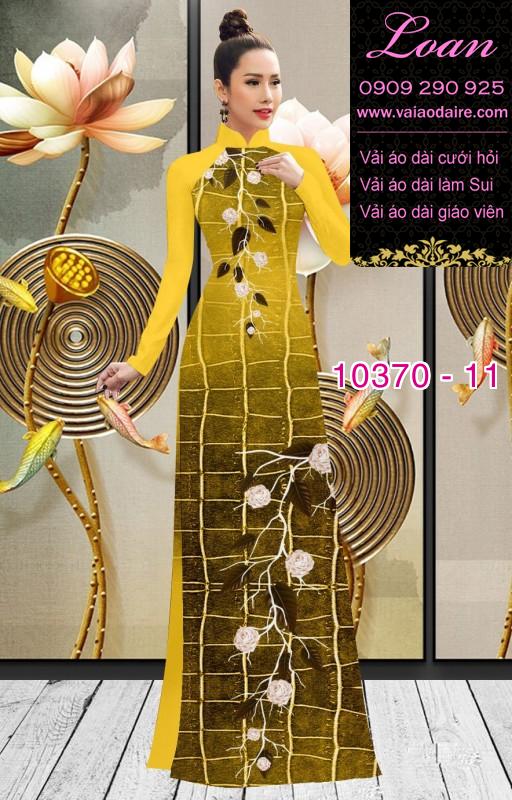 Vải áo dài hoa 3D. Vải áo dài hoa 3D.