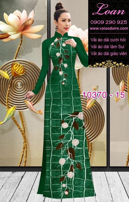 Vải áo dài hoa 3D. Vải áo dài hoa 3D.