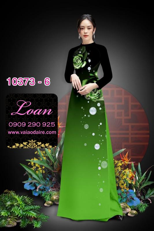 Vải áo dài hoa 3D.