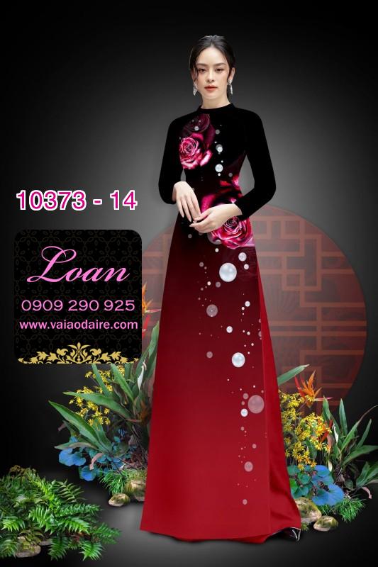 Vải áo dài hoa 3D.