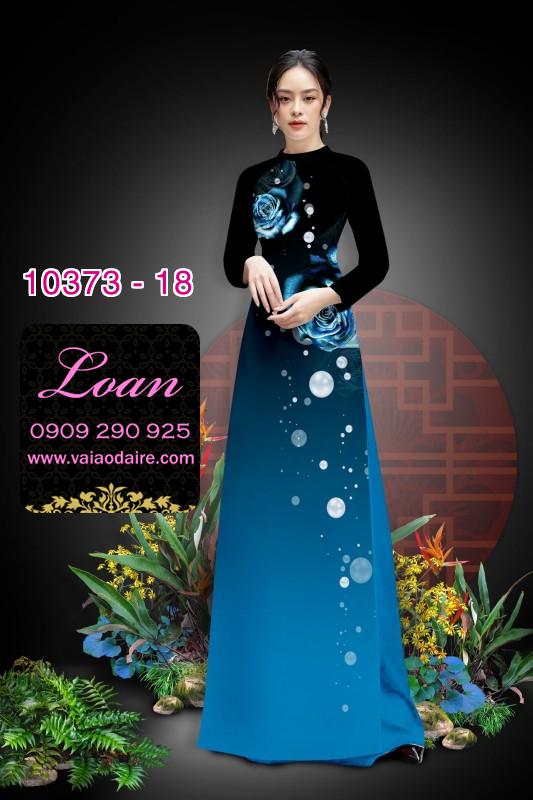 Vải áo dài hoa 3D.