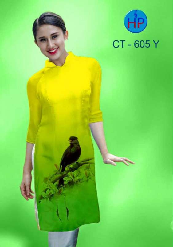 Vải áo dài Cách Tân chim cảnh Vải áo dài Cách Tân chim cảnh